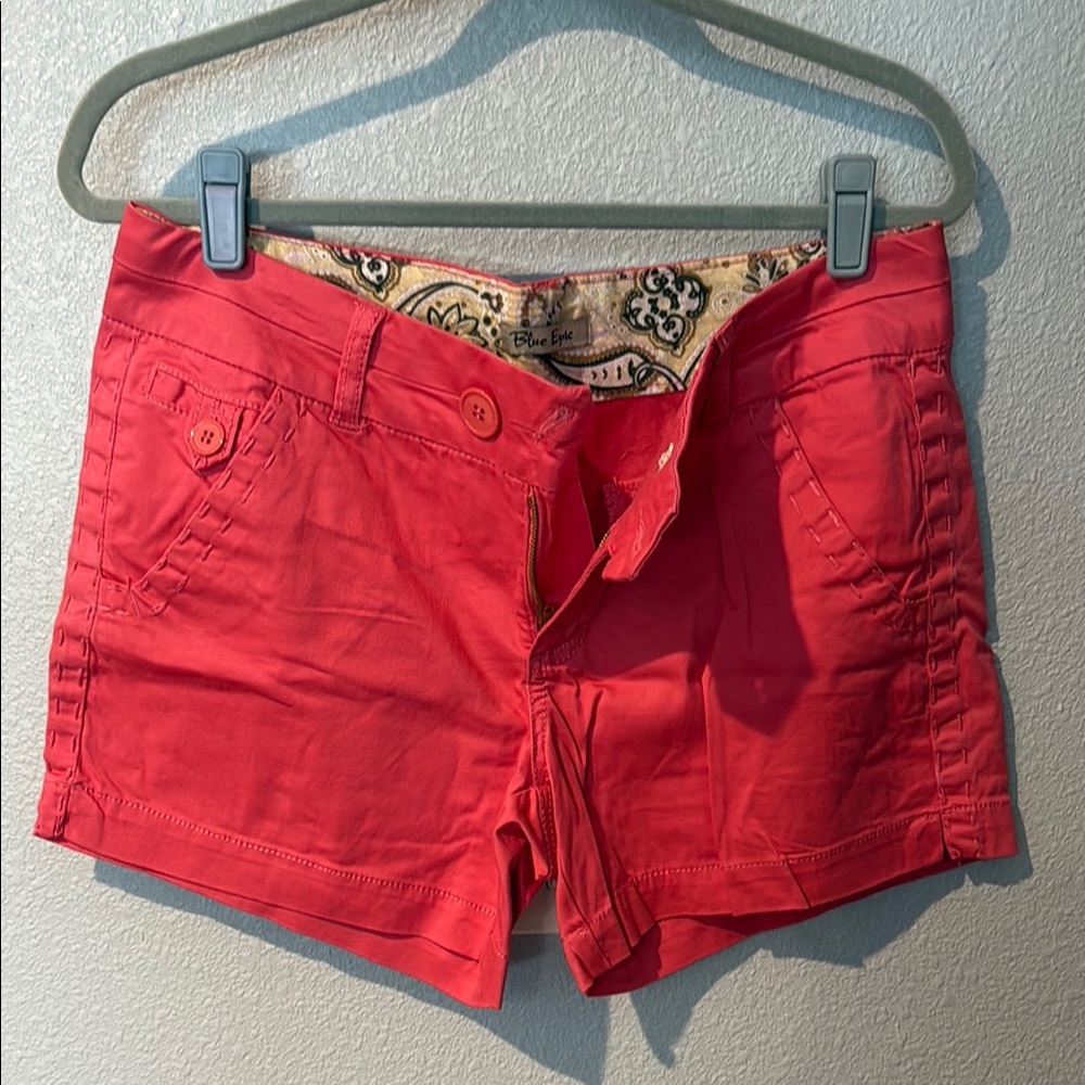 Coral Shorts Vibrant Style NWOT